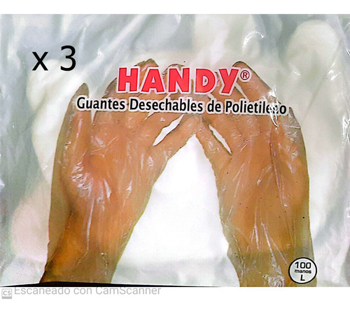 Guantes Descartables Para Manipulación De Alimentos Pack 300