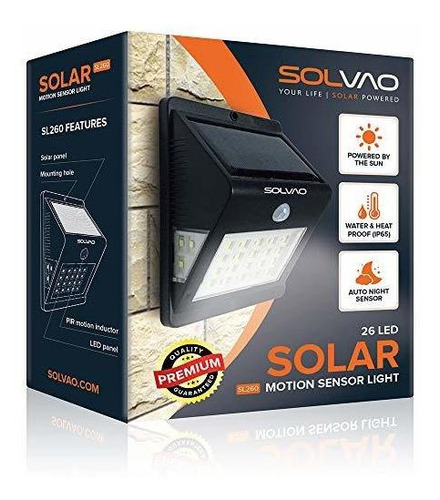 Luz Solar Detectora De Movimiento Solvao (mejorada) - Luz Le