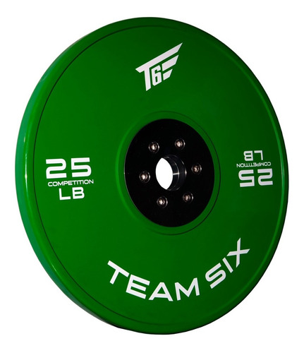 Disco Bumper Olimpico 25 Lbs T6 Crossfit Gym Levantamiento