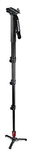 Monopie De Aluminio Manfrotto 562b-1 4 Secciones Negro Alt