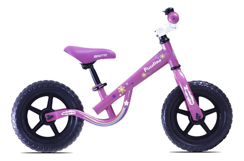 Bicicleta Piccolina R12 Entrenadora Para Niña Benotto Color Rosa