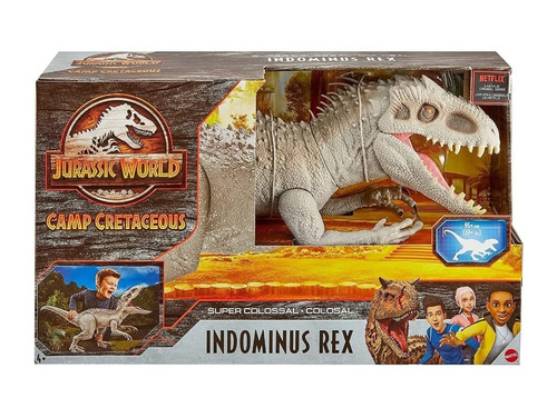 Imagen 6 de 6 de Figura de acción Indominus Rex Camp Cretaceous GPH95 de Mattel Super Colossal