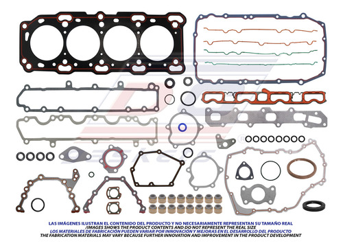 Juego De Juntas Pontiac Sunfire Gt 2.4 4l Dohc 16v 1998-1998