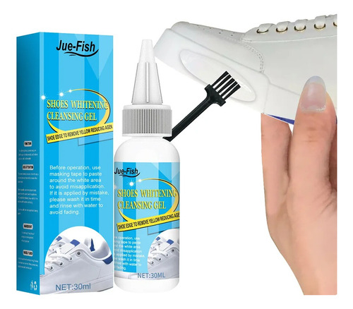 Gel Liquido Limpiador De Zapatos Para Tenis 100ml Blancos