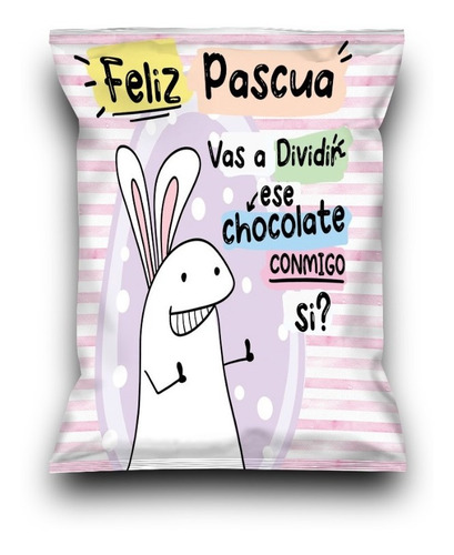  Pascua Bolsita Chips Bags Flork Souvenirs X 10 Bolsitas