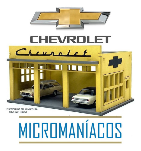 Imagem 1 de 5 de Diorama Oficina Chevrolet - Br Classics - Frete Grátis