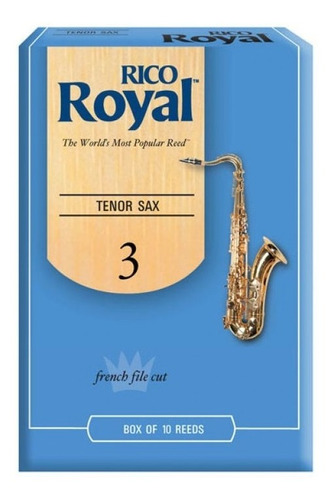 Palheta Sax Saxofone Tenor Rico Número 3