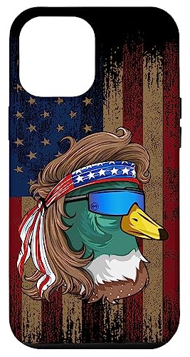 Funda Para iPhone 13 Pro Max Patriotic Mallard Verde