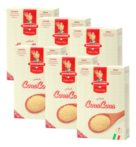 Cous Cous Pasta Zara 500 Gr. Pack X6