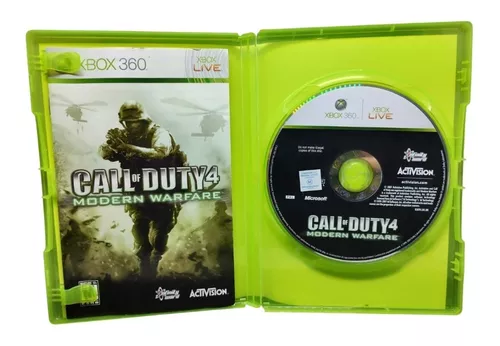 Jogo De Tiro E Ação Call Of Duty Modern Warfare 4 Xbox 360 - R$ 139