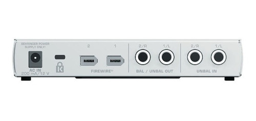 Interfase De Audio Behringer Fca202