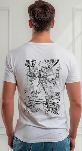 Remera Jack Lee -  33 Remera Iron Man B&w