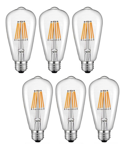 Bombilla Led Edison Voltaje Dc Blanco Calido Lumene Vatio