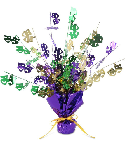 Accesorio Central De Fiesta Mardi Gras Gleam N Burst (paquet