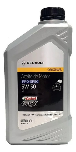 Aceite Renault Castrol 1 Lt Pro Sintetico 5w30 Orig 