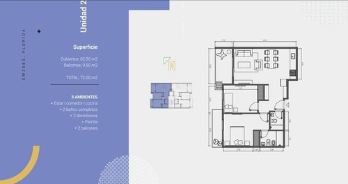 Departamento - Florida Belgrano-oeste