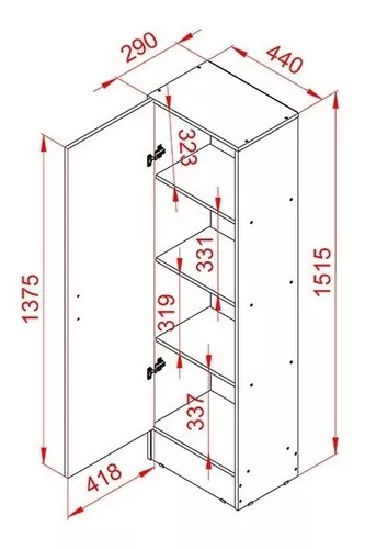 Despensero Mueble Cocina Organizador Alacena 1,50 Oferta! 11