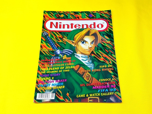 Revista Club Nintendo The Legend Of Zelda Año 7 #1 Con Poste