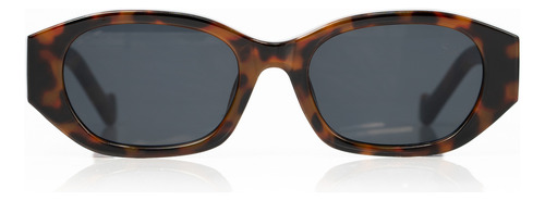 Óculos De Sol Feminino Verde Retro Grande Arredondado Cor Único Armação Tartaruga Haste Único Lente Único Desenho Retangular Arredondado