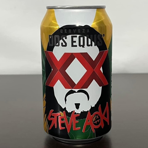 1 Lata Cerveza Dos Equis Xx Edición Especial Steve Aoki 