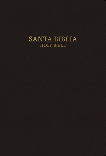 Libro: Biblia Bilingüe Reina Valera Tamaño Personal, Negro, 