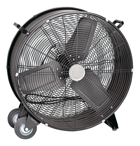 Ventilador De Taller De Alta Velocidad De 24 PuLG. Y 2 Vel. Cantidad De Aspas 3 Estructura Negro Aspas Metal Diámetro 24 Frecuencia 60hz Material De Las Aspas Metal