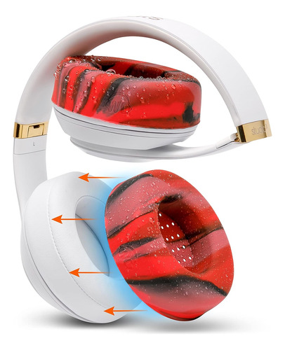 Almohadillas Para Auriculares Bose (qc35/35ii), Rojo/1 Par