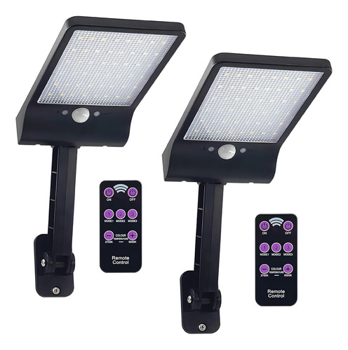 Luces Solares Para Exteriores Led De Adowan Con Sensor De Mo