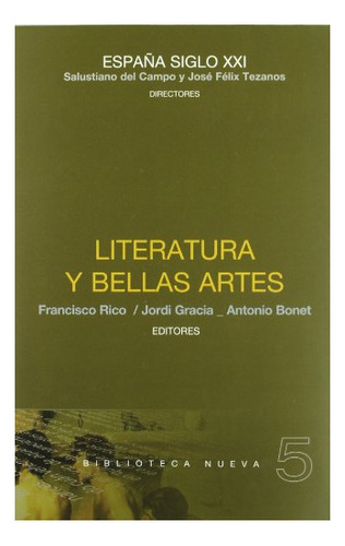Libro Literatura Y Bellas Artes  De Tezanos Del Campo