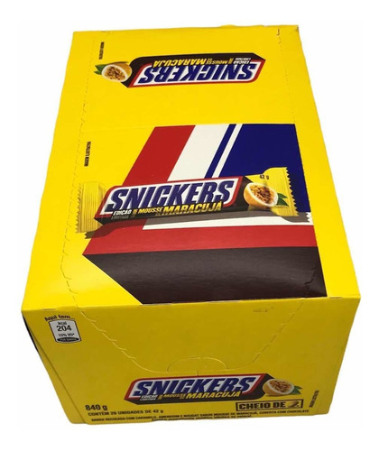 Chocolate Snickers Maracujá 42g C/20un - Mars