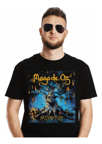 Polera Mago De Oz El Cervezo Metal Impresión Directa