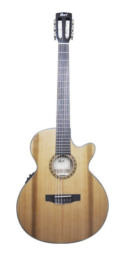 Promocion Guitarra Electroclasica Cort Natural Eq-fishman