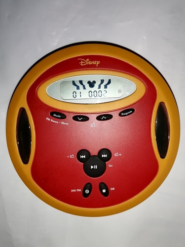 Discman Disney Con Radio Fm/am