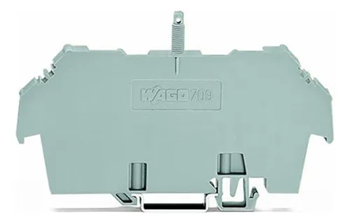 comprar Soporte Riel Din Cubierta De Borneras Gris