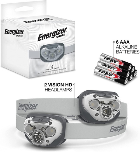 Linterna De Cabeza Pack De 2 Unidades, 260 Lumens Energizer