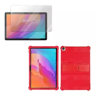 Kit Vidrio Y Forro Tablet Huawei Matepad T10s Antigolpes
