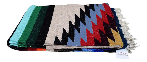 Open Road Goods Mexican Diamond Pattern Xl Yoga Blanket - Gr