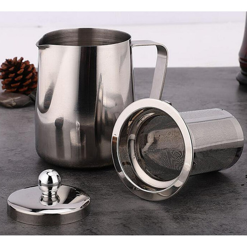 Imagen 9 de 12 de Tetera De 1 Litro, Cafetera De Té De Acero Inoxidable Para