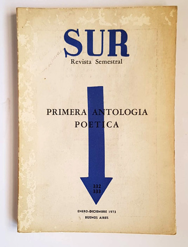 Revista Sur 332-333, Primera Antologia Poetica