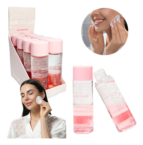 Agua Micelar Bifasica De Rosas City Girl Piel Sensible 100ml