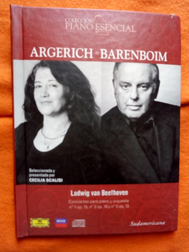 Argerich / Barenboim - Piano - Beethoven - 2 C D - Con Lib 