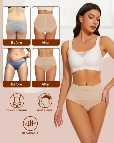 Bragas Moldeadoras De Control De Barriga Para Mujer