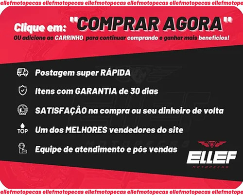 Para-lama Fan Cg 160 16 2017 2018 2019 2020 Branco Nov Titan