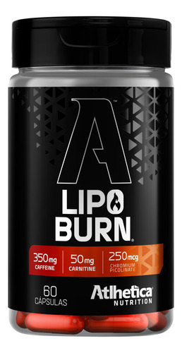 Lipo Burn Hd 60 Caps Atlhetica - Termogênico 