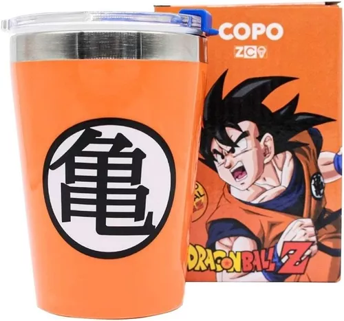 Copo Viagem Snap Dragon Ball Z Goku Produto Oficial Nome Do Desenho Dragon  Ball Z