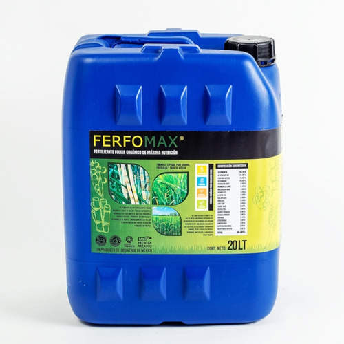 Fertilizante Orgánico Ferfomax Caña Azucar Maíz Pastos 20 L