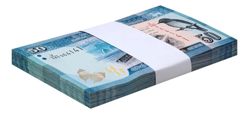 100 Billetes Sri Lanka 50 Rupias Puente Bailarin Ave Fajilla