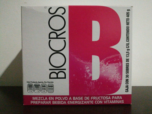 Biocros Energizante Natural, Caja Con 30 Sobres