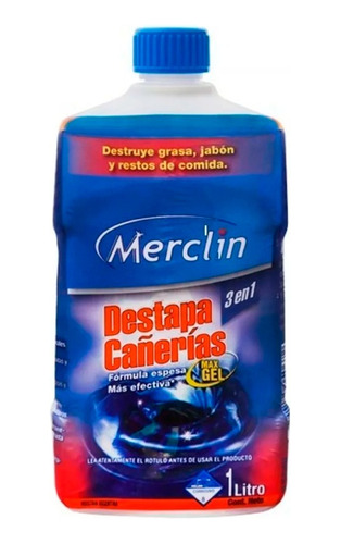 Destapa Cañeria Gel Merclin | 1lt