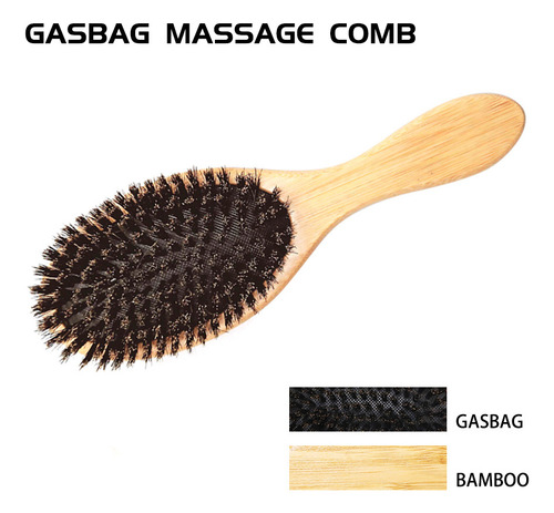 Pincel De Pelo Con Mango De Paleta, Cepillo For Cabello Nat